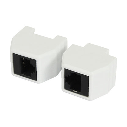 ALLNET TP-TP Kupplung CAT6A Buchse 1:1 8-pol. RJ45 magnetische Sicherungskupplung Abwurfbuchse PoE fähig bis zu 10GBit