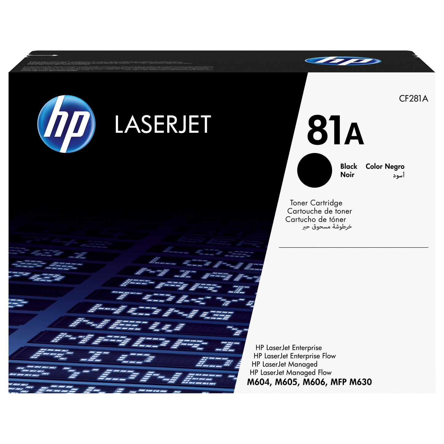 HP 81A original Toner cartridge CF281A black standard capacity 10.500 pages 1-pack