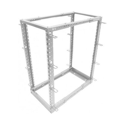 ALLNET Netzwerkschrank 19" 22HE B515/T575-1010mm Lichtgrau SW4POST-Serie