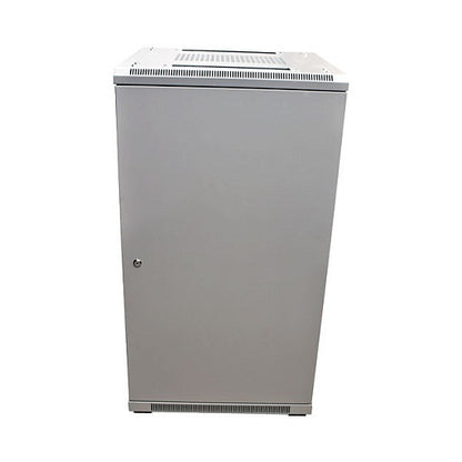 ALLNET Netzwerkschrank 19" 22HE B600/T1000mm Glastür Lichtgrau SNB-Serie