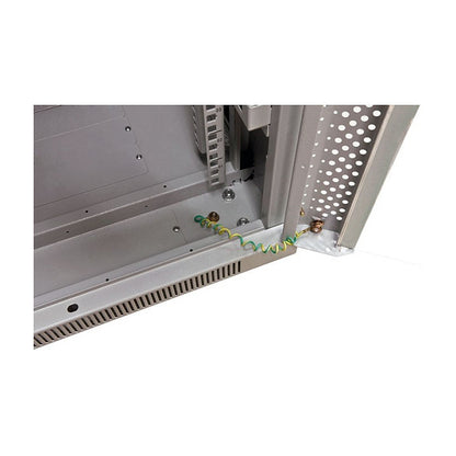ALLNET Netzwerkschrank 19" 22HE B600/T1000mm Glastür Lichtgrau SNB-Serie