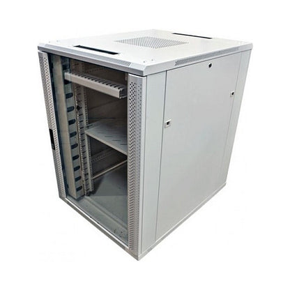ALLNET Netzwerkschrank 19" 22HE B800/T 800mm Glastür Lichtgrau SNB-Serie
