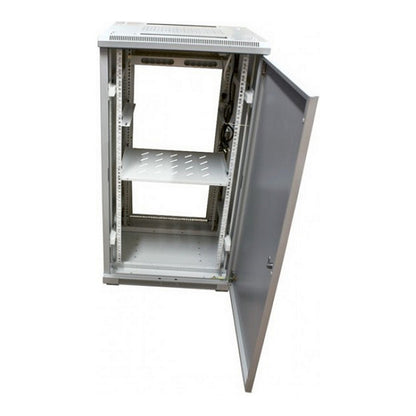 ALLNET Netzwerkschrank 19" 42HE B600/T 800mm Glastür Lichtgrau SNB-Serie