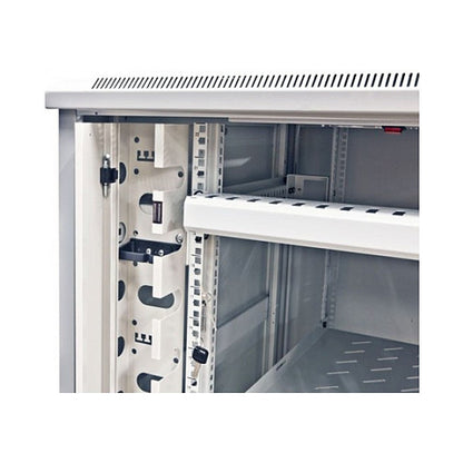 ALLNET Netzwerkschrank 19" 42HE B800/T1000mm Glastür Lichtgrau SNB-Serie