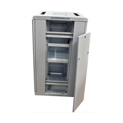 ALLNET Netzwerkschrank 19" 42HE B800/T1000mm Glastür Lichtgrau SNB-Serie