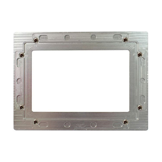 ALLNET Touch Display Tablet 10 Zoll zbh. Blende für Einbaurahmen, silber breit