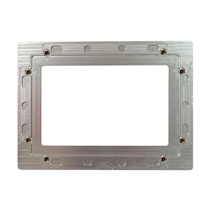 ALLNET Touch Display Tablet 10 Zoll zbh. Blende für Einbaurahmen, silber breit