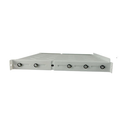 ALLNET Fachboden fest für 800mm Schrank tiefe 1HE Lichtgrau t550-650mm