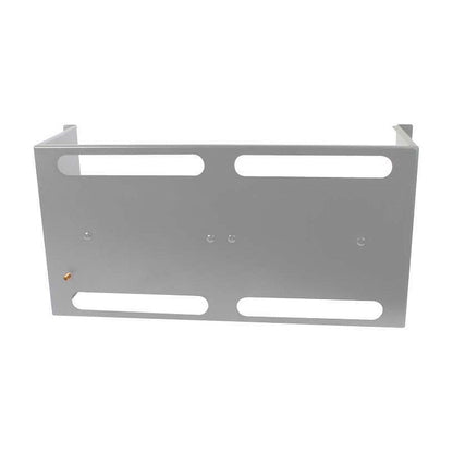 ALLNET Gerätehalter für Hutschiene/DIN-Rail Geräte T150mm/5HE Lichtgrau Frontmontage