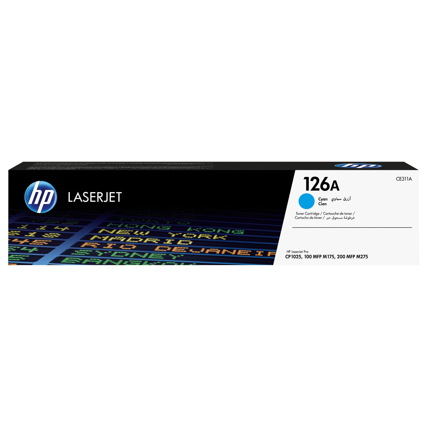 HP 126A original LaserJet Toner cartridge CE311A cyan standard capacity 1.000 pages 1-pack