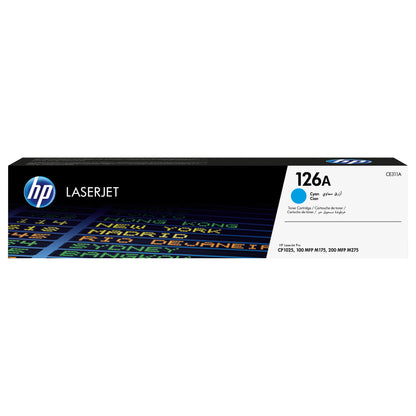 HP 126A original LaserJet Toner cartridge CE311A cyan standard capacity 1.000 pages 1-pack