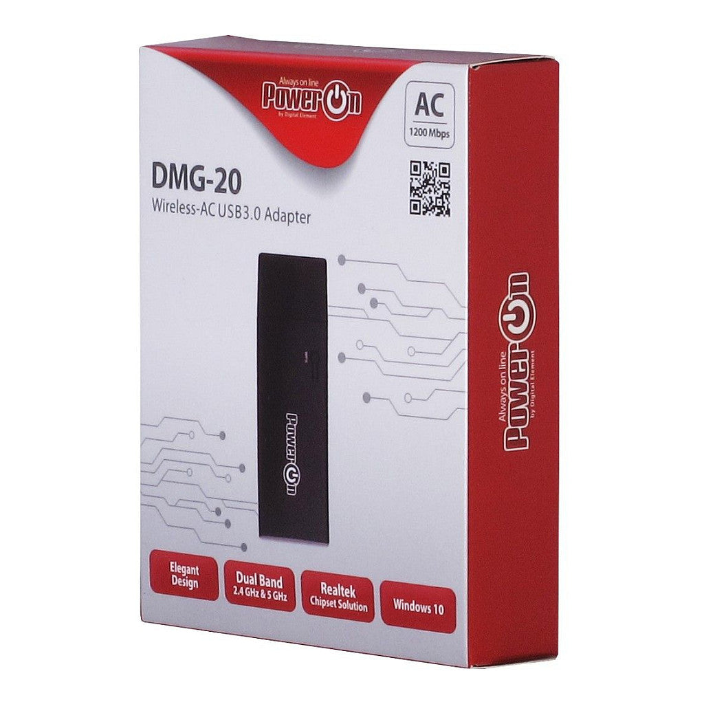 PowerOn DMG-20 WiFi AC USB 3.0 Adapter