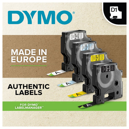 Dymo LabelWriter - D1 Etiketten - 9 mm x 7 m - Gelb - (S0720730)