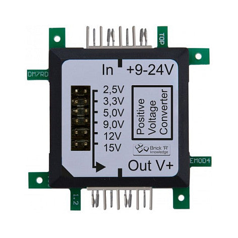 ALLNET BrickRknowledge Spannungsregler PWR 7...24V DC to +2,5/+3,3/+5/+9/+12/+15V, 5A/1A