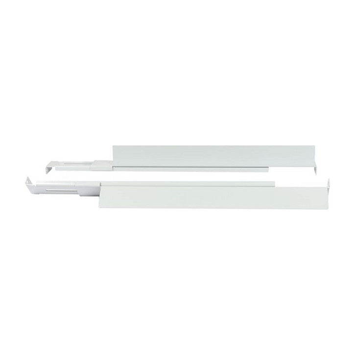 ALLNET L-Schiene variabel L=502-849mm Lichtgrau 1 Paar(2Stück)