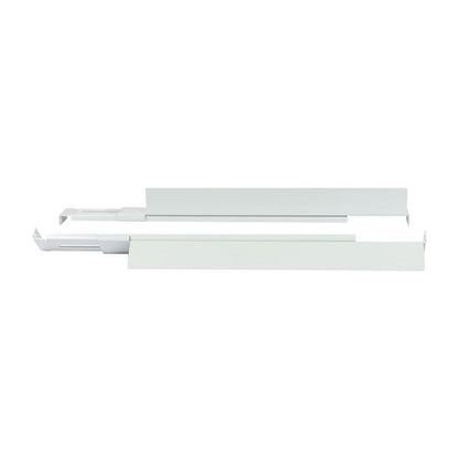 ALLNET L-Schiene variabel L=502-849mm Lichtgrau 1 Paar(2Stück)