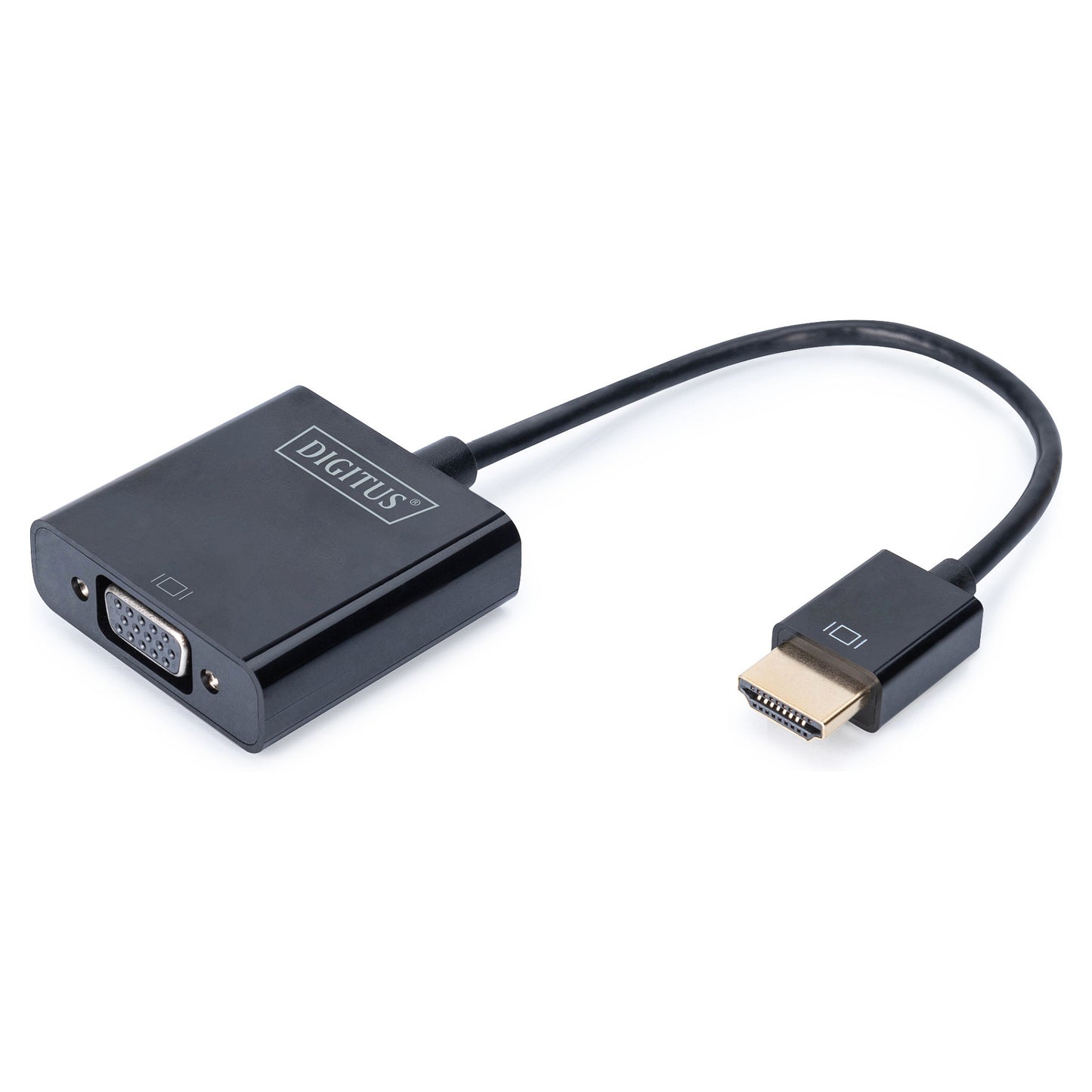 DIGITUS HDMI-Konverter HDMI-A -> VGA(D-Sub) schwarz