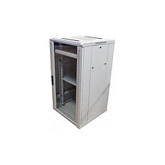 ALLNET Netzwerkschrank 19" 32HE B600/T 600mm Glastür Lichtgrau SNB-Serie