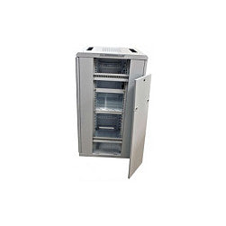 ALLNET Netzwerkschrank 19" 32HE B600/T 600mm Glastür Lichtgrau SNB-Serie
