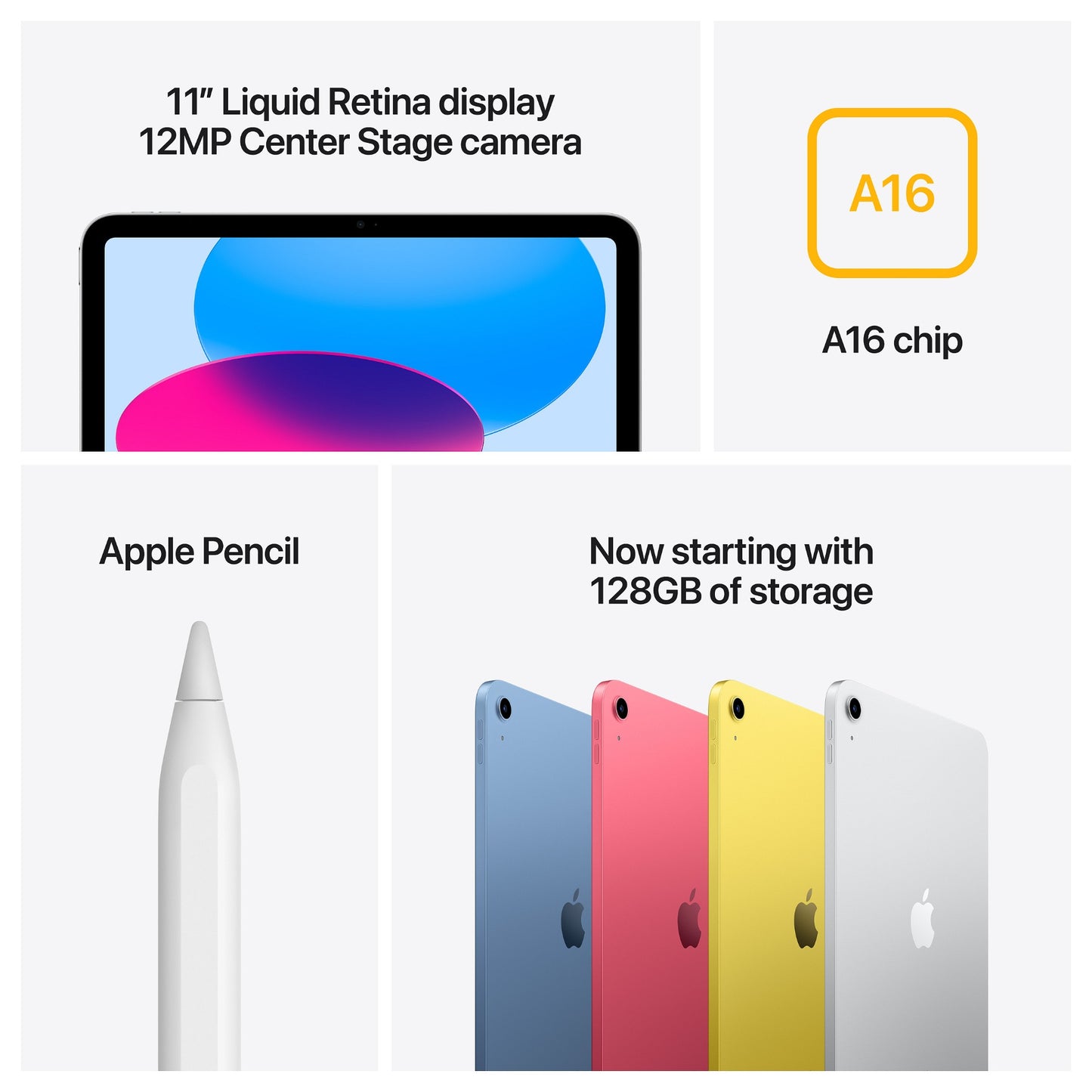 Apple iPad 11 Wi-Fi + Cellular 128GB (silber) 11.Gen