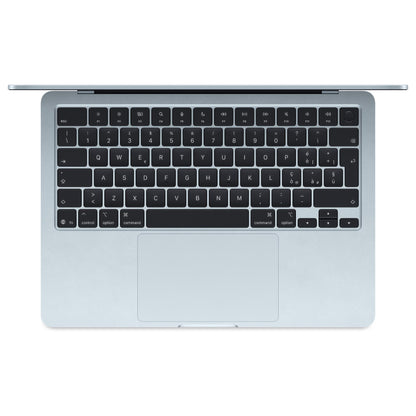Apple MacBook Air: Apple M4 chip with 10-core CPU and 8-core GPU, 16GB, 256GB SSD - Sky Blue