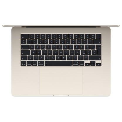 Apple MacBook Air: Apple M4 chip with 10-core CPU and 10-core GPU, 16GB, 256GB SSD - Starlight