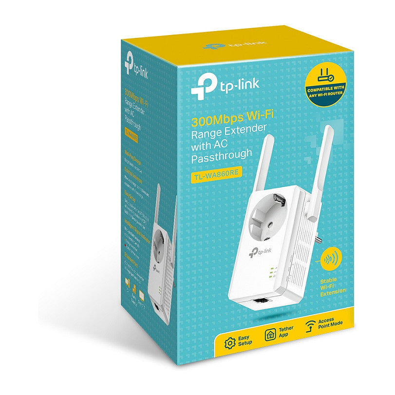 TP-Link Repeater TL-WA860RE LAN 2,4GHz 300MBit Steckdose