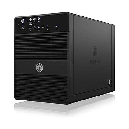 3.5 8cm SATA 4x SATA 3.5" zu 1x USB 3.0 + 1x eSATA. JBOD ICY BOX