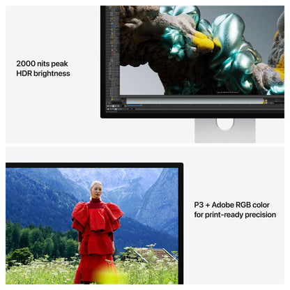 Apple Studio Display XDR - Standard glass - Tilt- and height-adjustable stand (2026)