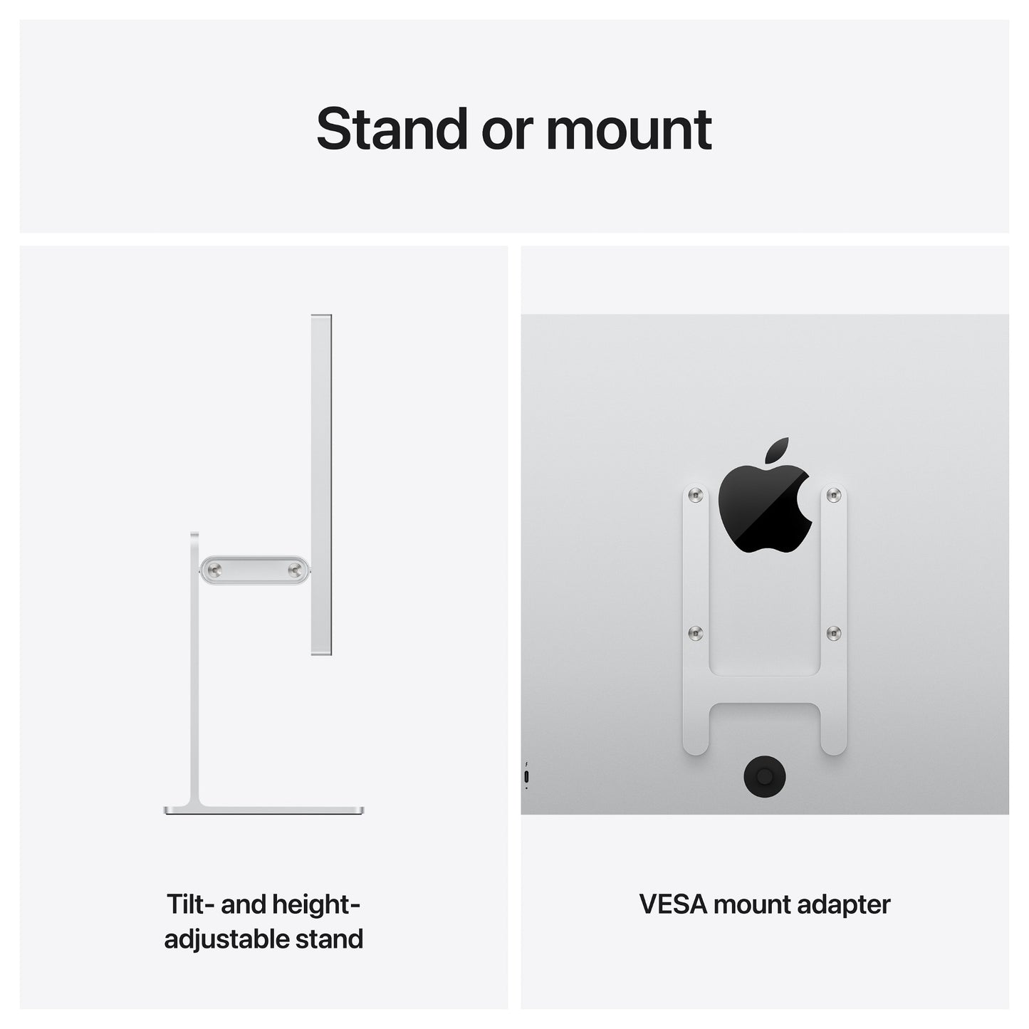 Apple Studio Display XDR - Standard glass - VESA mount adapter (Stand not included) (2026)