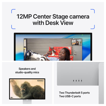 Apple Studio Display - Standard glass - Tilt-adjustable stand (2026)