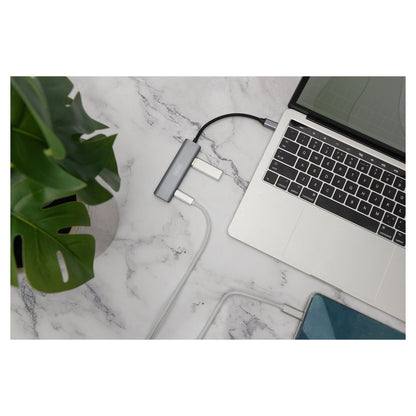 DIGITUS USB-C-Hub 4-Port 3.1 ->2xUSB A 2xUSB C int.Kabel