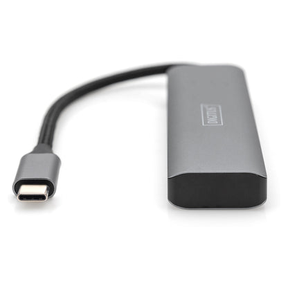 DIGITUS USB-C-Hub 4-Port 3.1 ->2xUSB A 2xUSB C int.Kabel