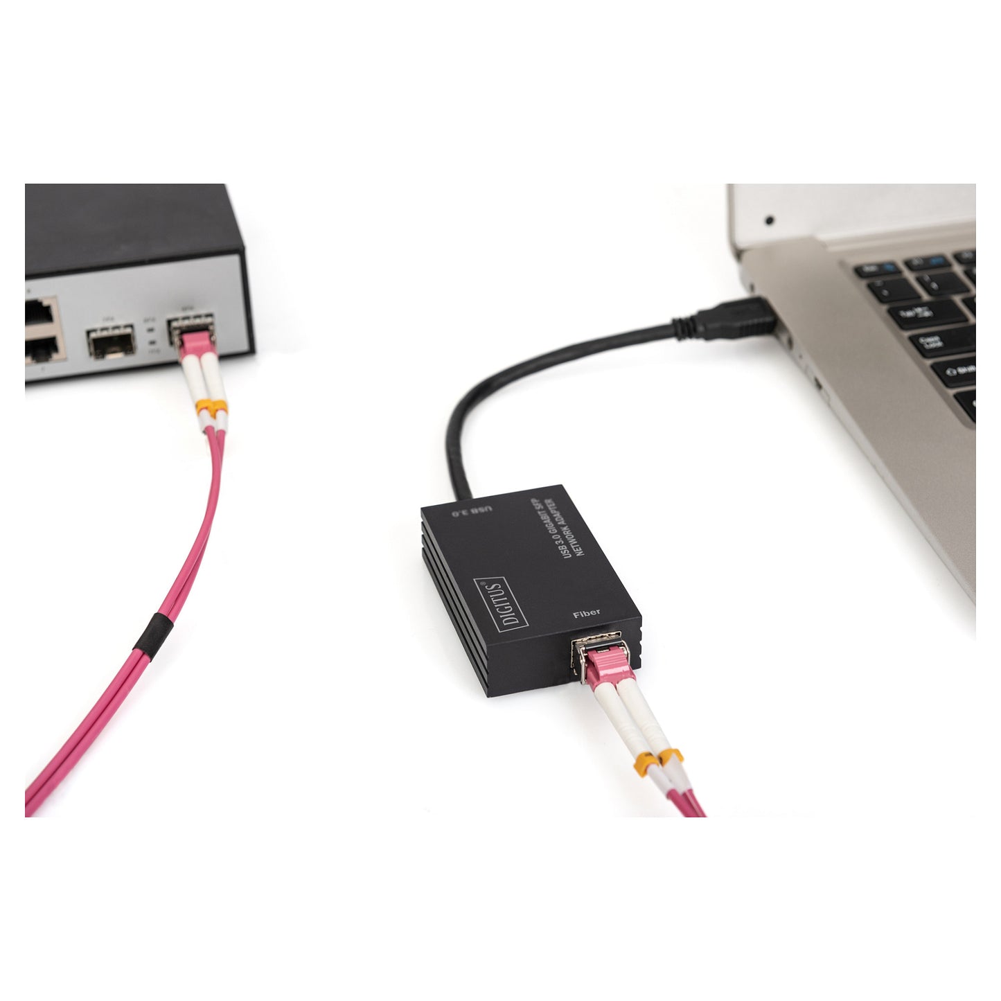 DIGITUS USB 3.0 Gigabit SFP Netzwerkadapter