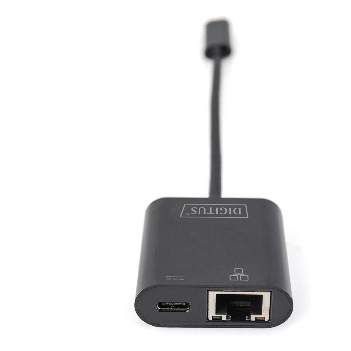 DIGITUS USB Type-C Gigabit Ethernet Adapter, PD Unterstüt.