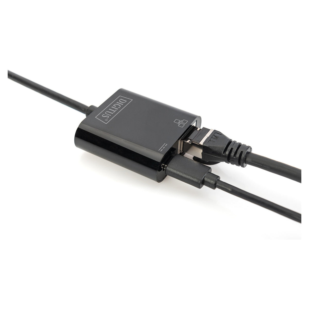 DIGITUS USB Type-C Gigabit Ethernet Adapter, PD Unterstüt.
