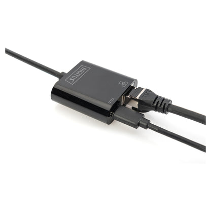 DIGITUS USB Type-C Gigabit Ethernet Adapter, PD Unterstüt.