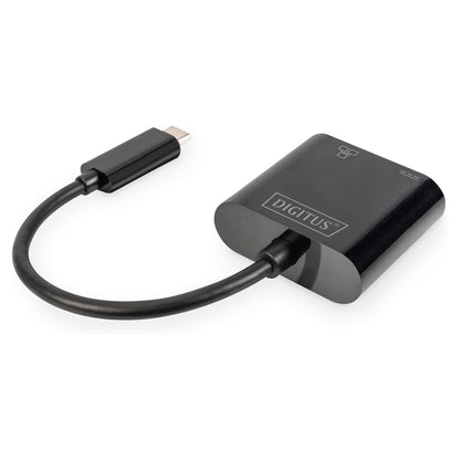DIGITUS USB Type-C Gigabit Ethernet Adapter, PD Unterstüt.