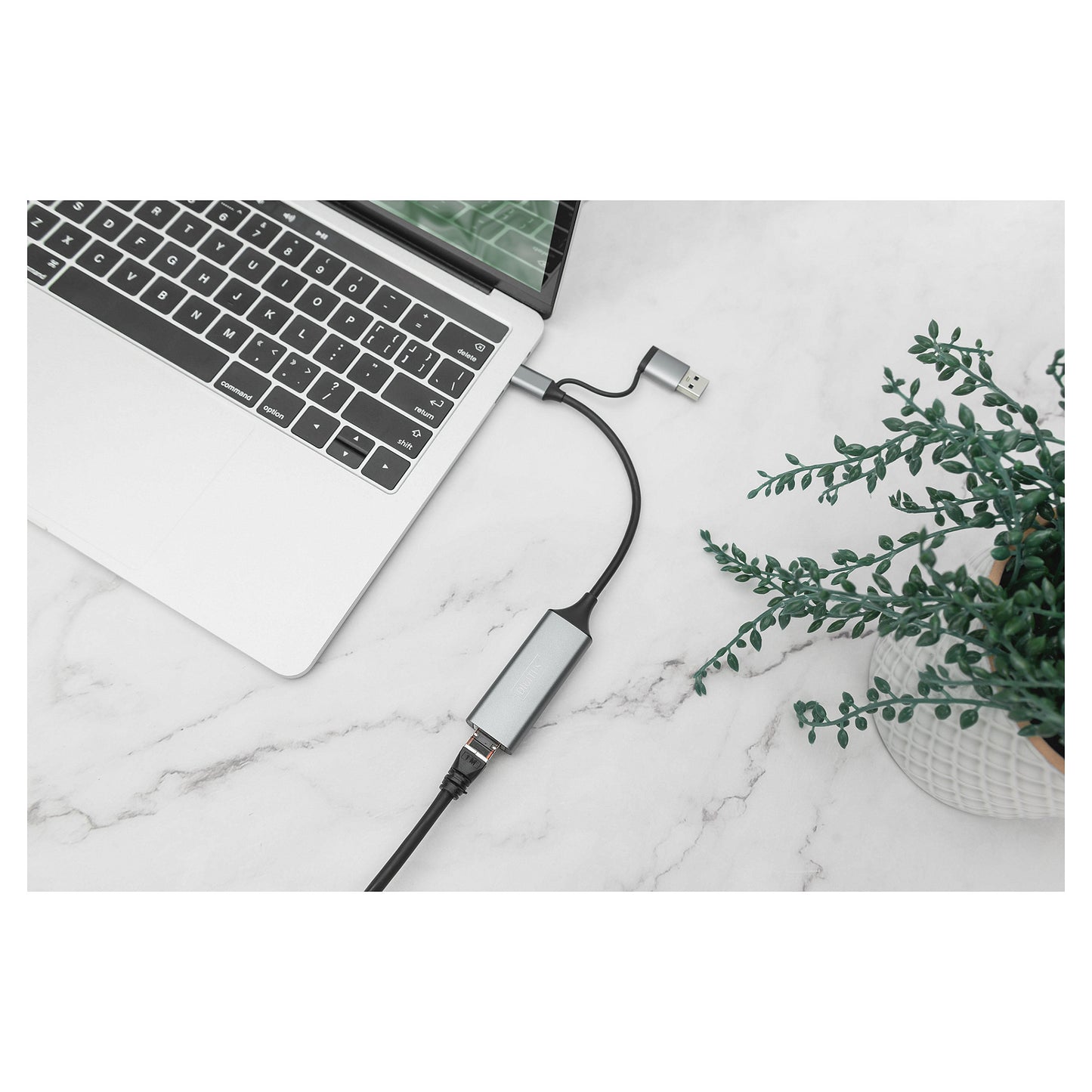USB-C Adapter DIGITUS USB3.0/USB C 3.1 > 2.5G Ethernet