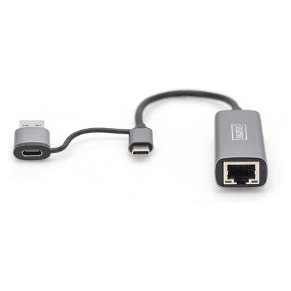 USB-C Adapter DIGITUS USB3.0/USB C 3.1 > 2.5G Ethernet