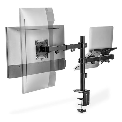 DIGITUS Single Monitorhalterung & Notebookhalterung, 1x32", 2x 9 kg