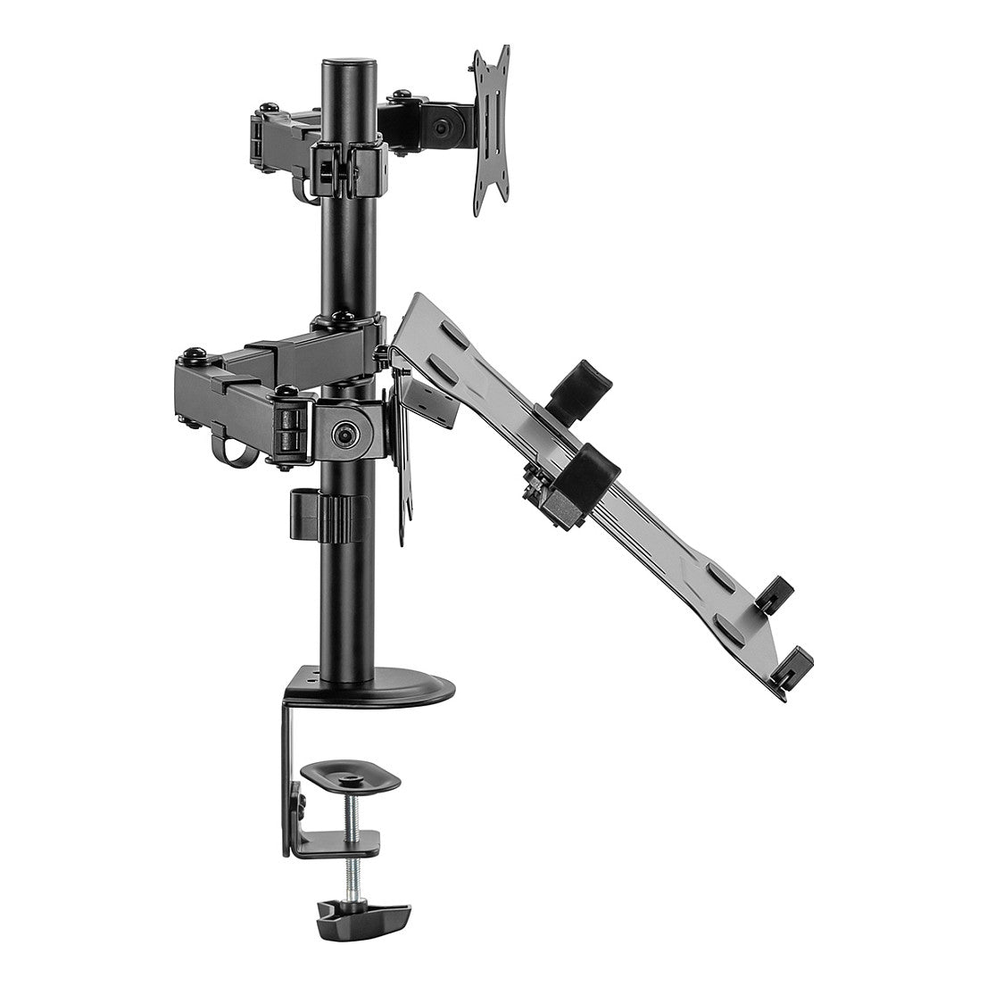 DIGITUS Single Monitorhalterung & Notebookhalterung, 1x32", 2x 9 kg