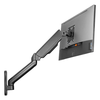 DIGITUS Universelle Monitor-Wandhalterung mit Gasdruckfeder und Schwenkarm