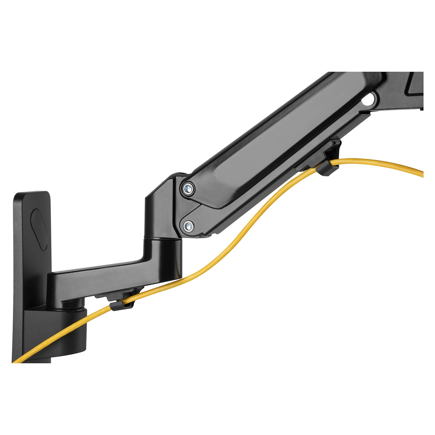 DIGITUS Universelle Monitor-Wandhalterung mit Gasdruckfeder und Schwenkarm