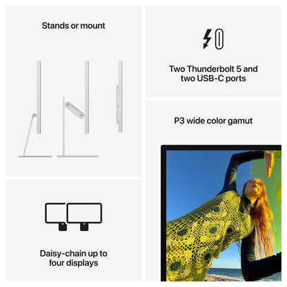 Apple Studio Display - Nano-texture glass - Tilt-adjustable stand (2026)