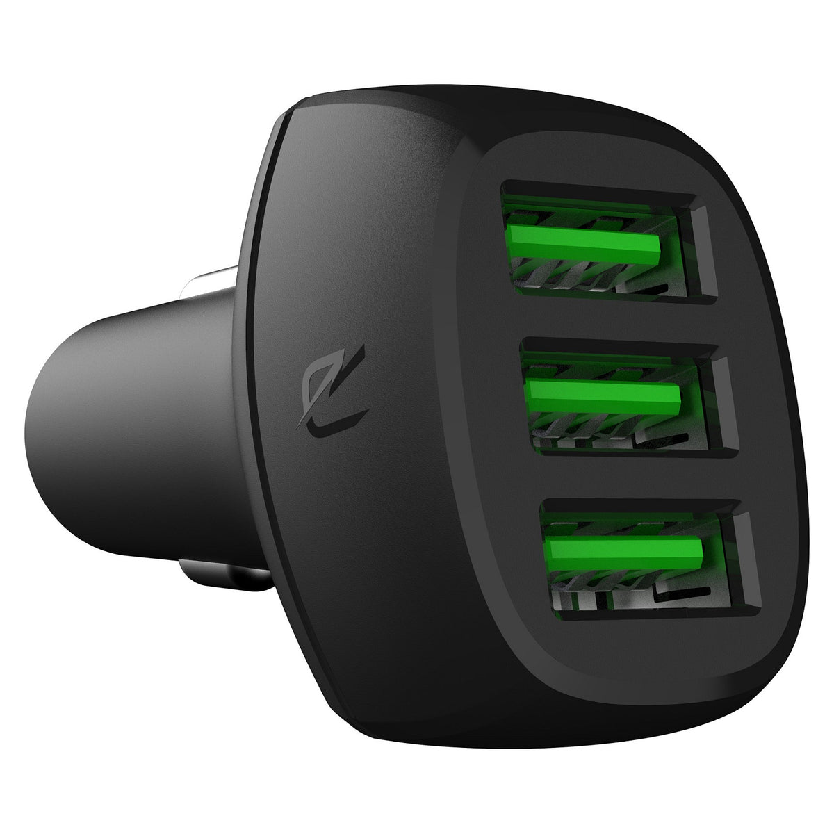 Auto Ladegerät Green Cell PowerRide 3xUSB Ultra Charge 12/24V 54W Black