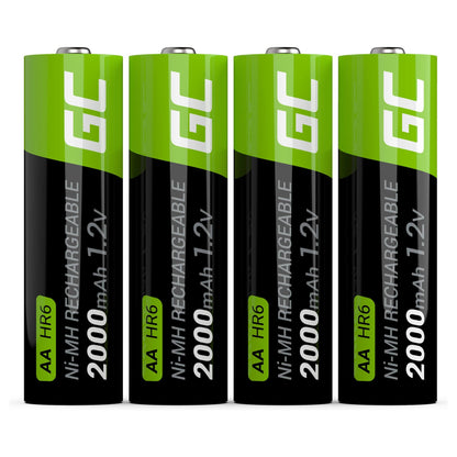 Green Cell Akku 4xAA HR6 2000mAh