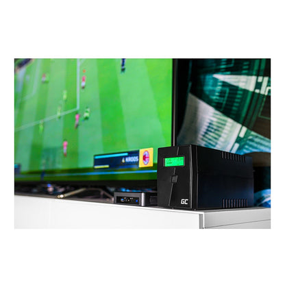 Green Cell 1000VA 600W Überspannungsschutz 230V Schwarz