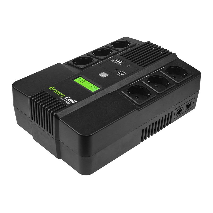 Green Cell AiO 800VA 480W Überspannungsschutz 230V Black