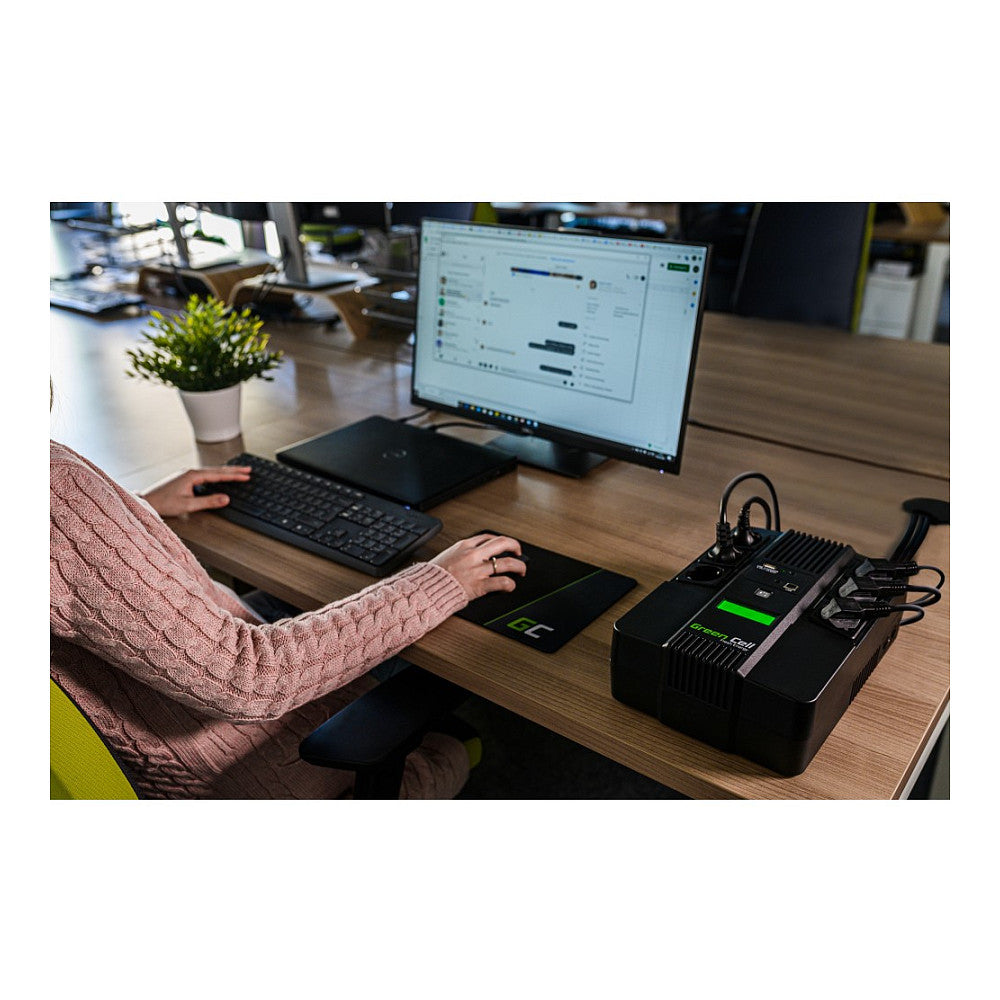 Green Cell AiO 800VA 480W Überspannungsschutz 230V Black